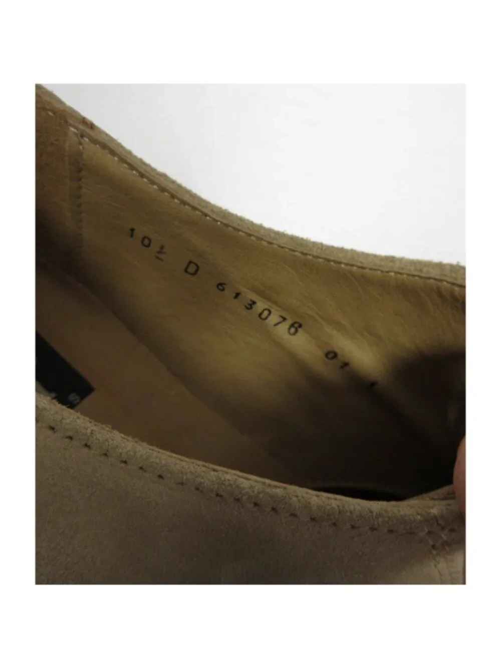 VINTAGE GAP Shoes 10.5 D Khaki Classic Buck Suede Leather Derby NEW